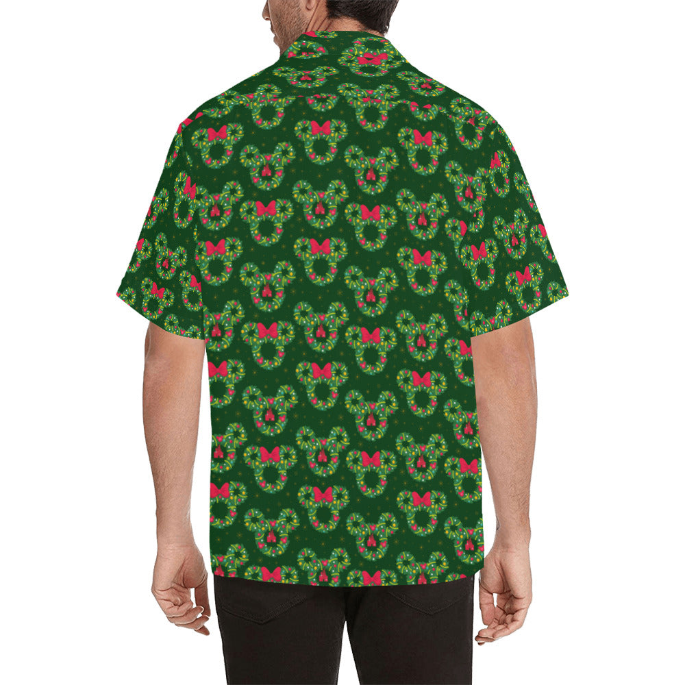 Christmas Wreaths Hawaiian Shirt
