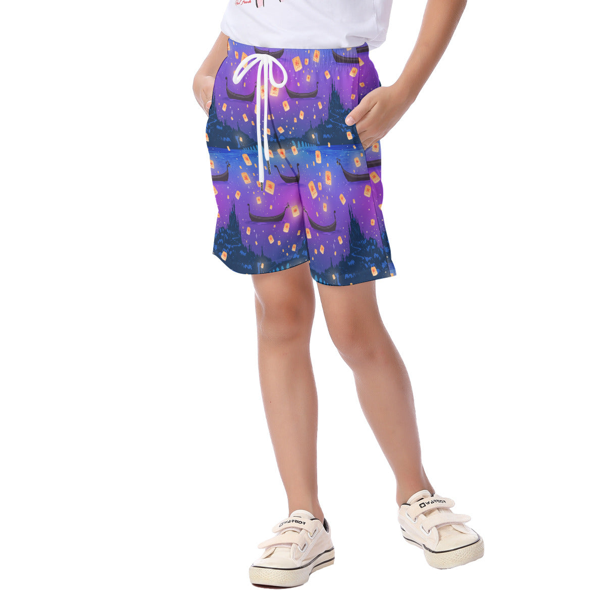 Disney Tangled Rapunzel Floating Lanterns Boy's Swimsuit