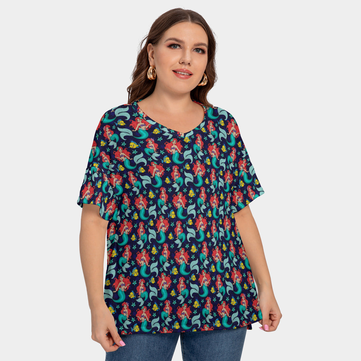 I Want To Be Where The People Are Women's Plus Size Short Sleeve T-shirt With Sleeve Loops