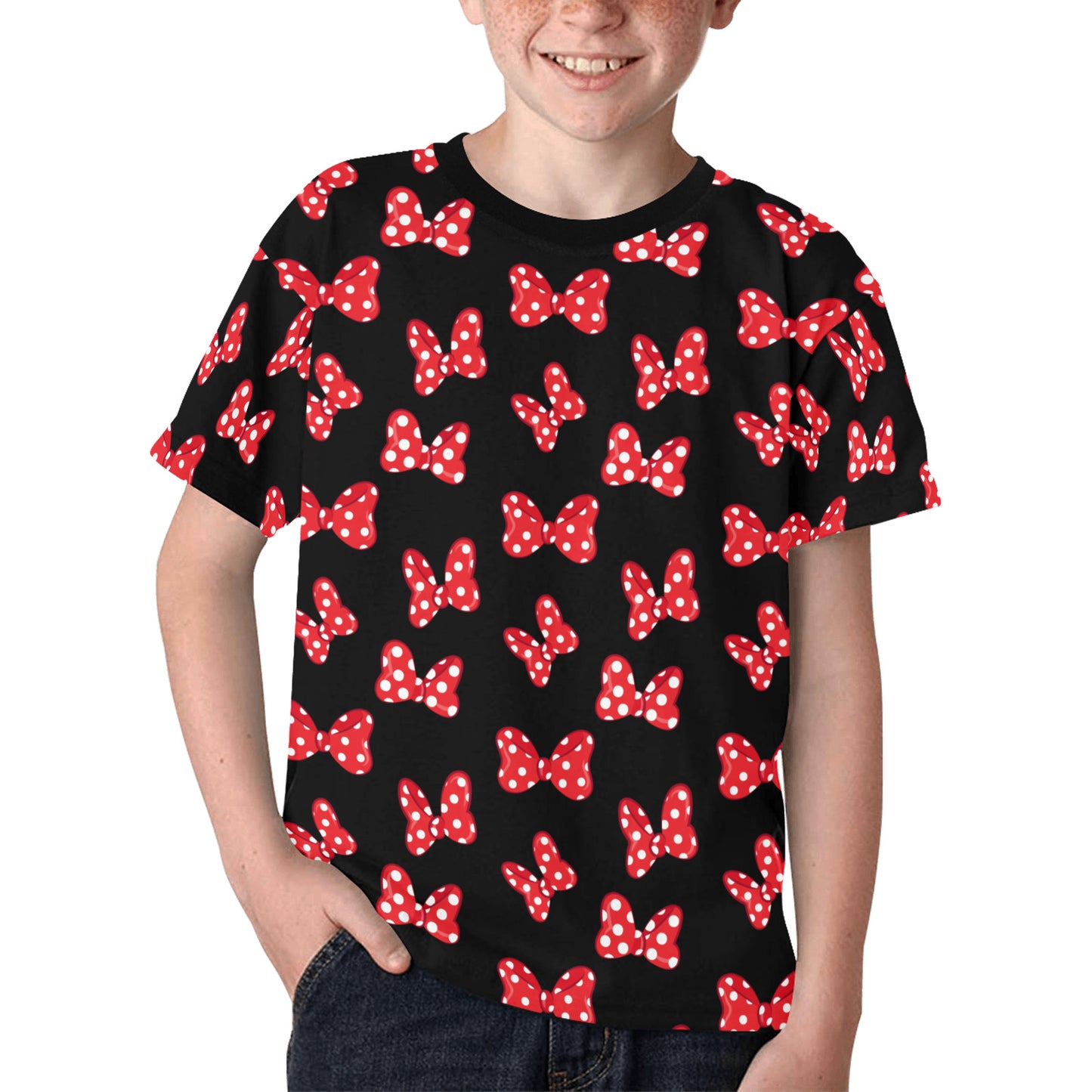 Polka Dot Bows Kids' T-shirt