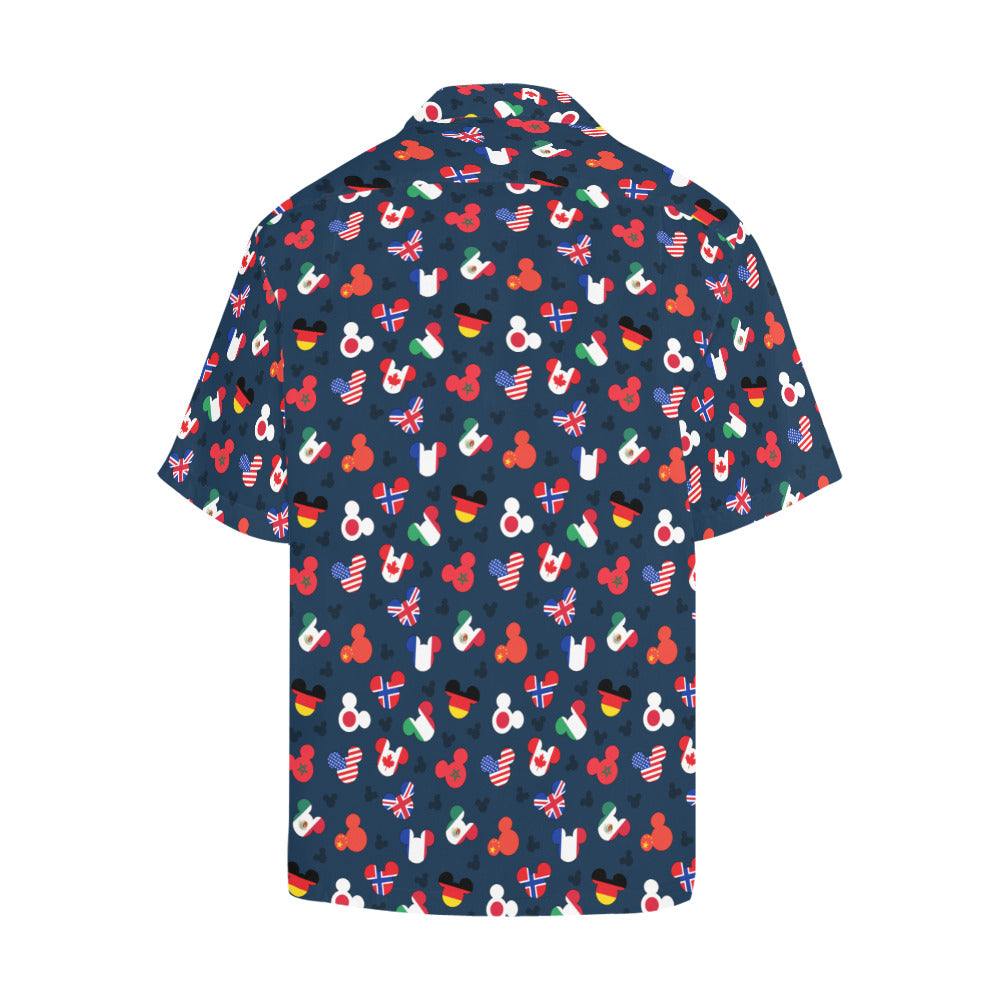 Mickey Flags Hawaiian Shirt