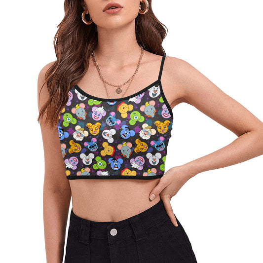 The Magical Gang Women's Spaghetti Strap Crop Top