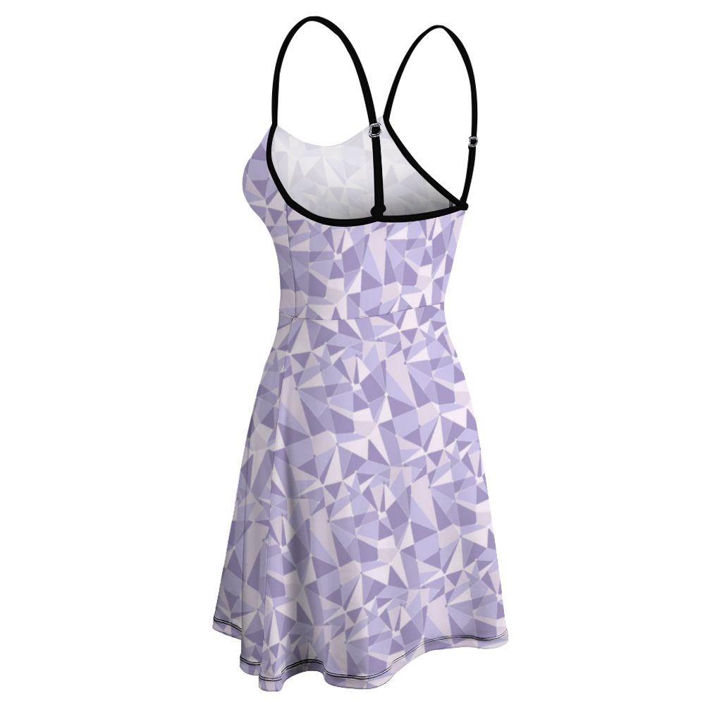 Purple Wall Women's Sling Short Dress