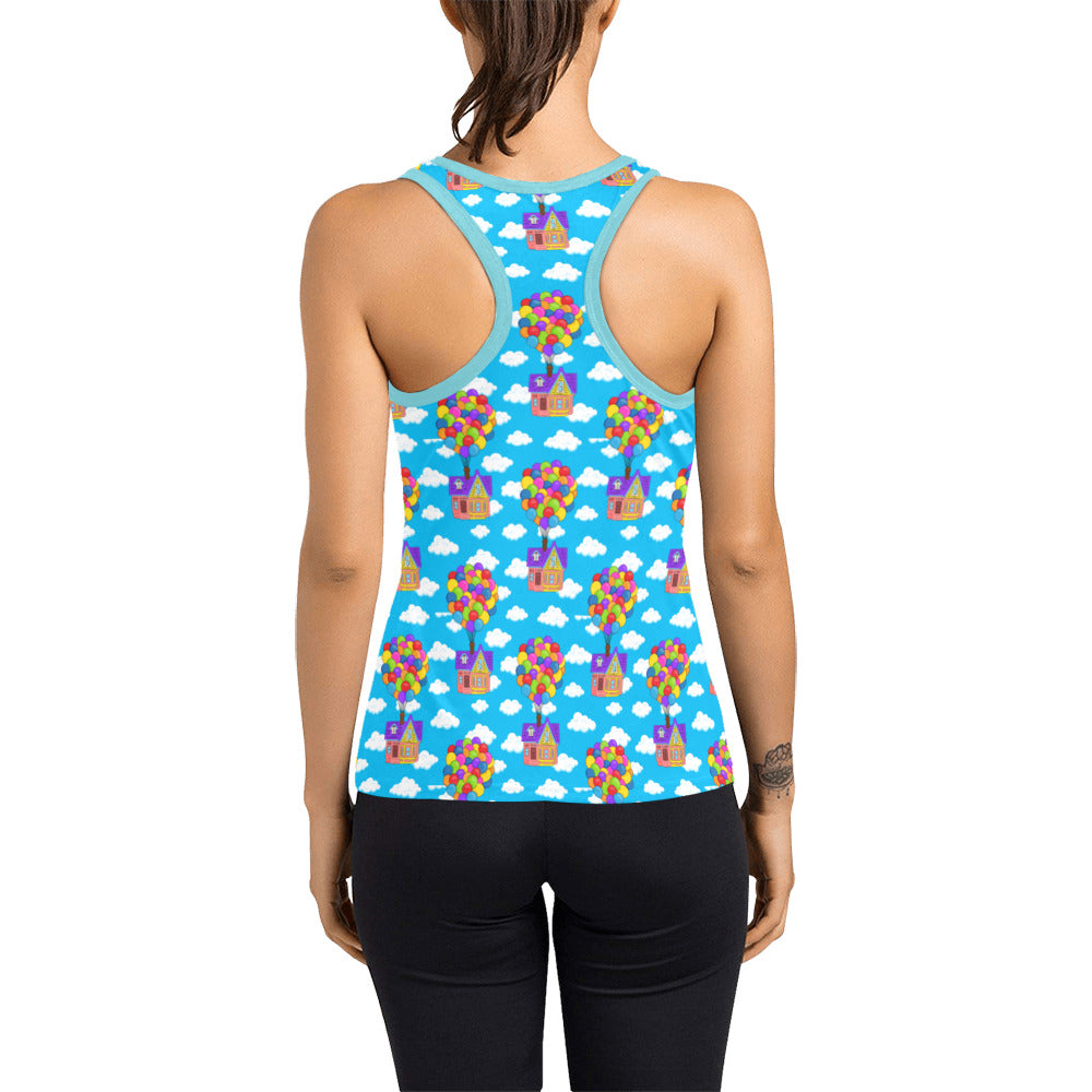 Floating House Women's Racerback Tank Top