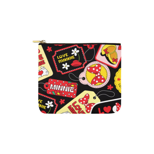 Minnie Tags Makeup Bag