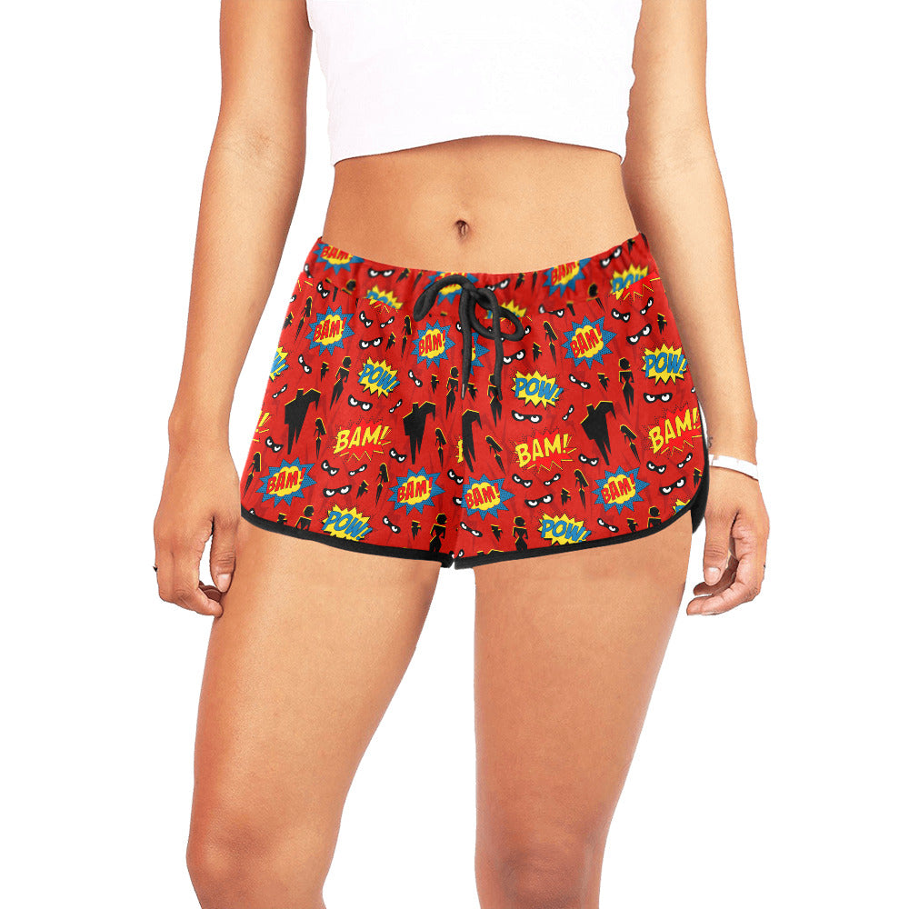 Super Heroes Women's Relaxed Shorts - Ambrie