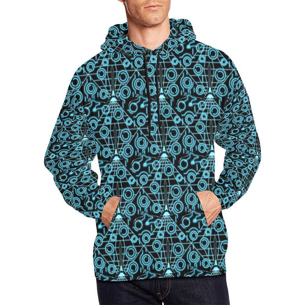 Disney Tron Neon Bikes Hoodie for Men