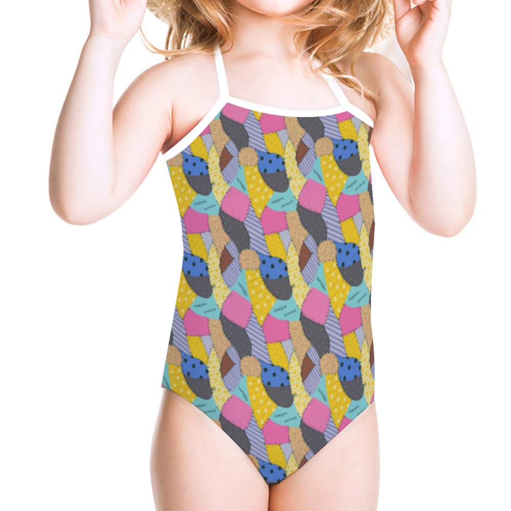 Sally's Dress Girl's Halter One Piece Swimsuit