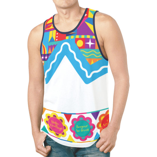 Small World Unisex Character Tank Top