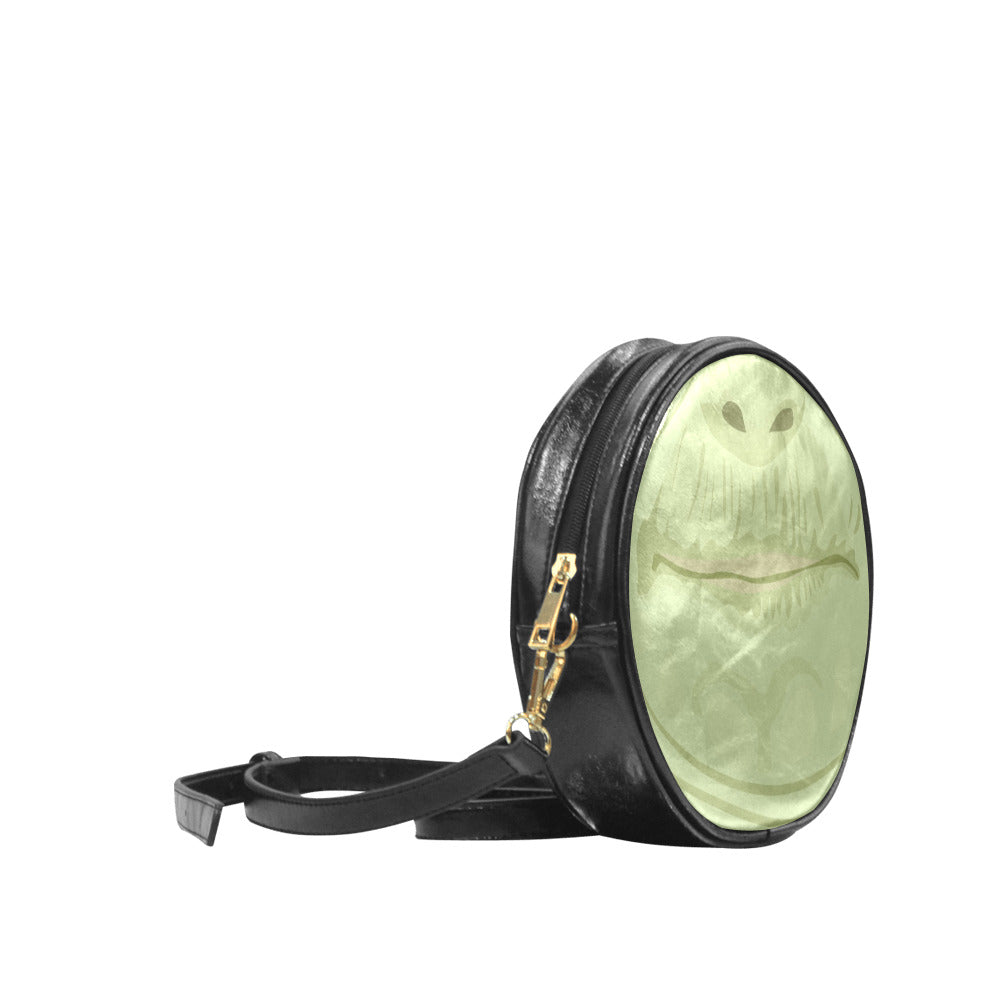 Yoda Face Round Sling Bag