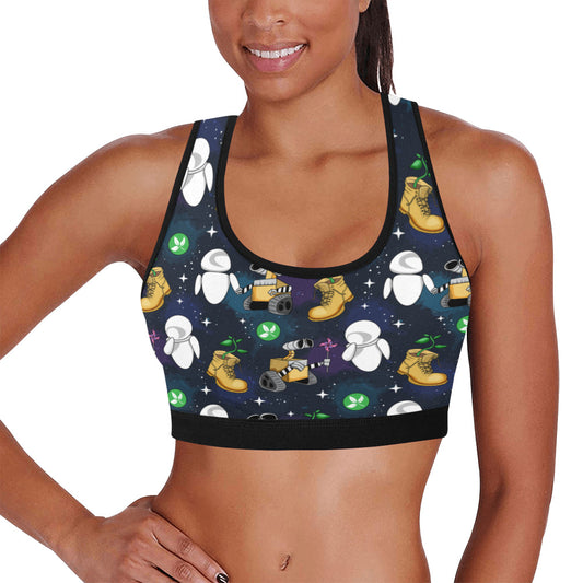 Love Needs No Words Women's Athletic Sports Bra