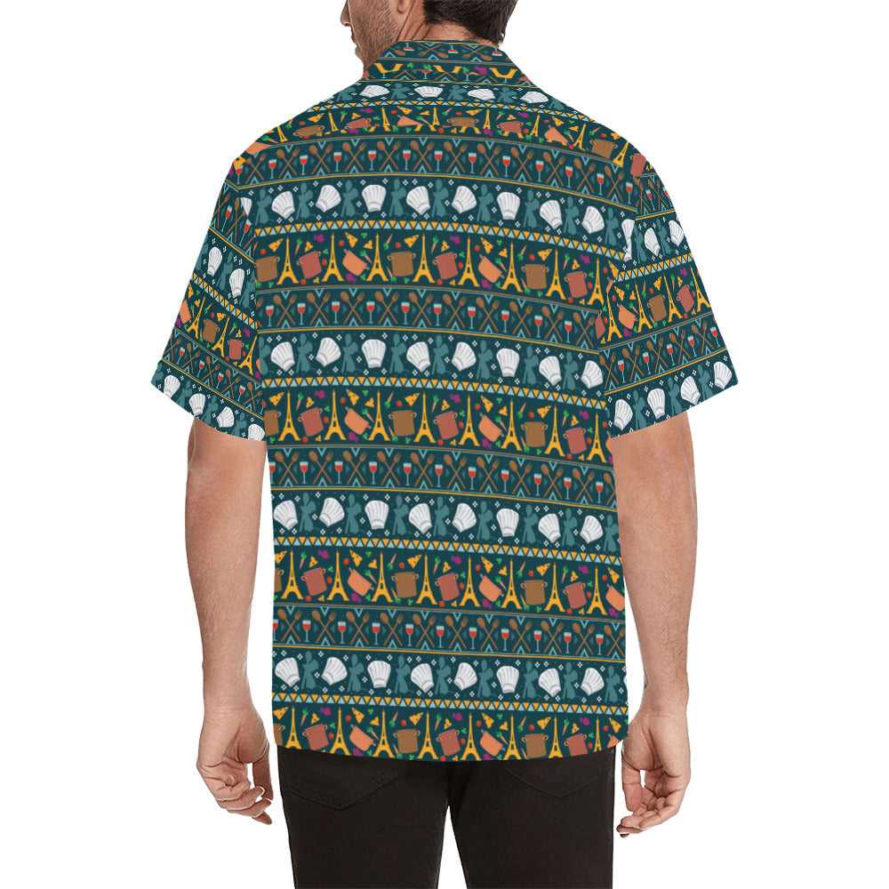 Disney Ratatouille Chef Character Line Hawaiian Shirt