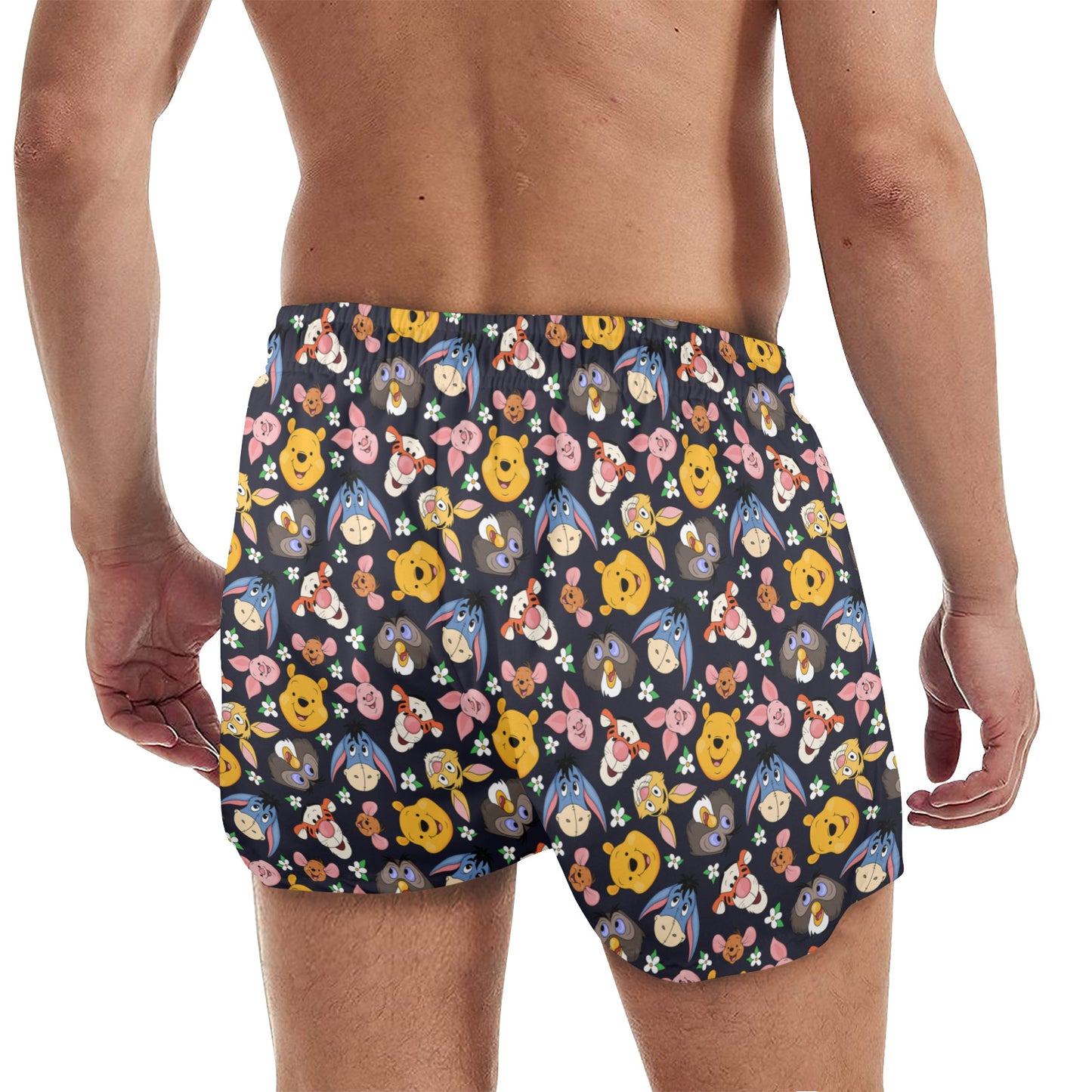 Hundred Acre Wood Friends Men's Quick Dry Athletic Shorts