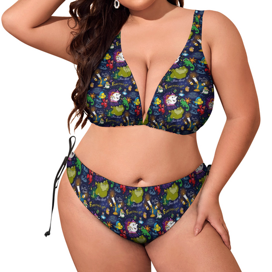 Sidekicks Plus Size Women's Two Piece Bikini