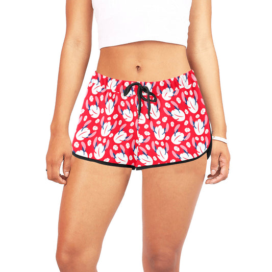 Disney Lilo And Stitch Hawaiian 626 Women's Relaxed Shorts