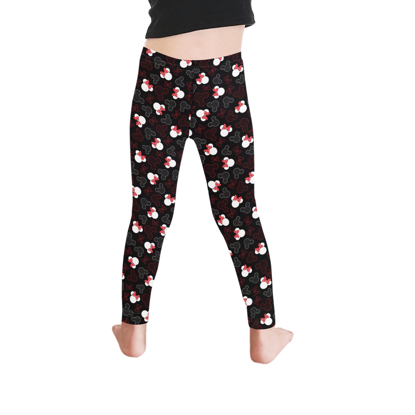 Mickey And Minnie Dots Kid's Leggings