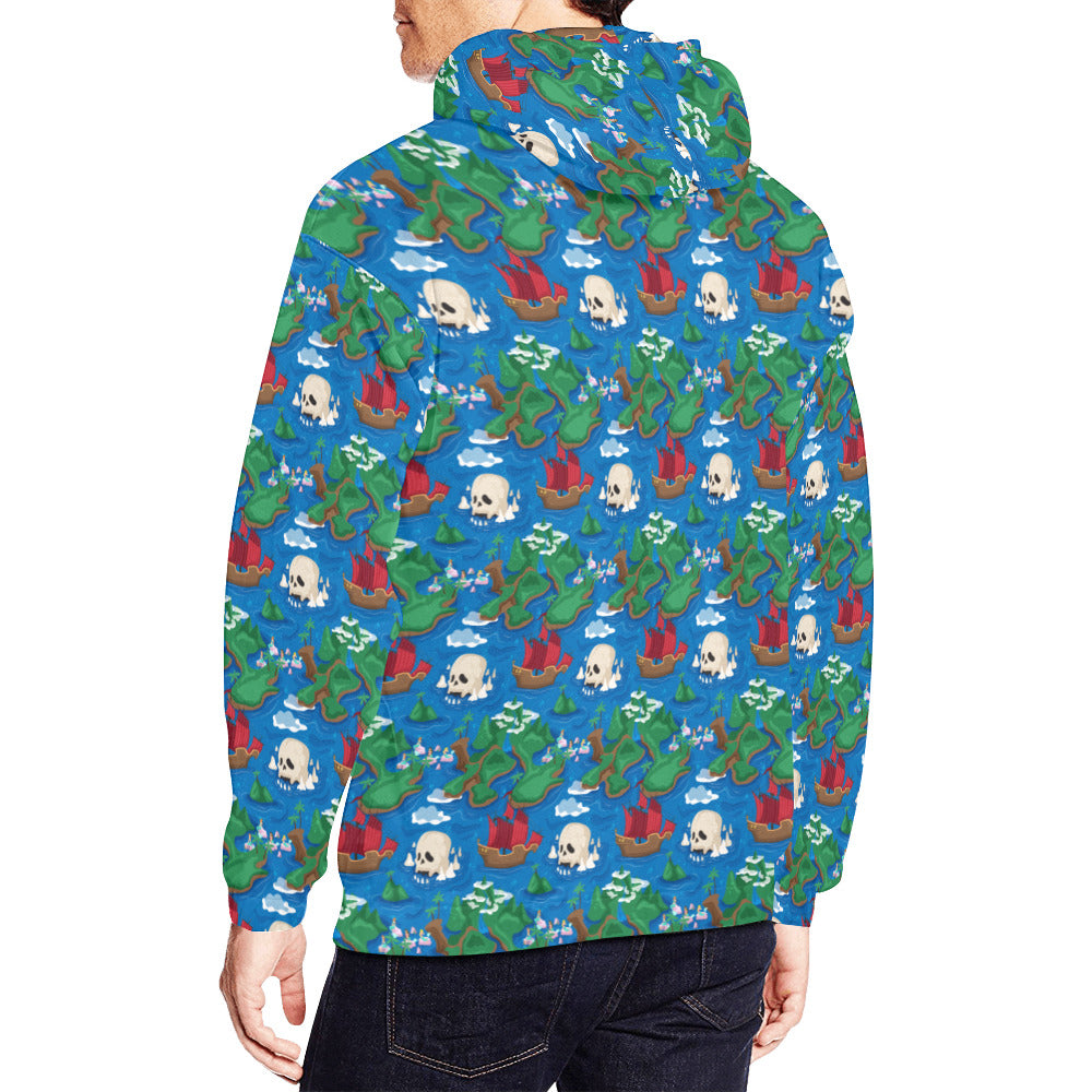 Neverland Map Hoodie for Men