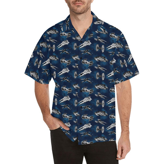 Star Wars Galactic Ships Hawaiian Shirt