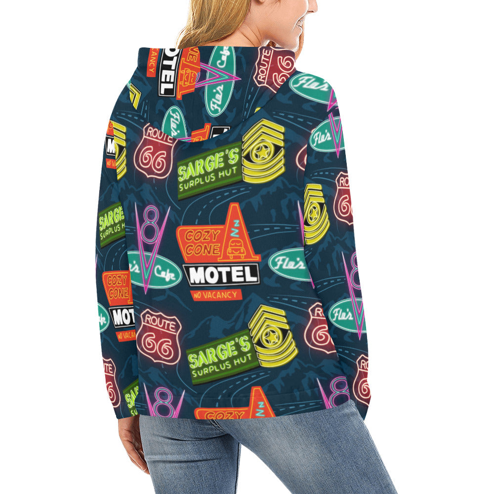 Neon Signs Hoodie for Women