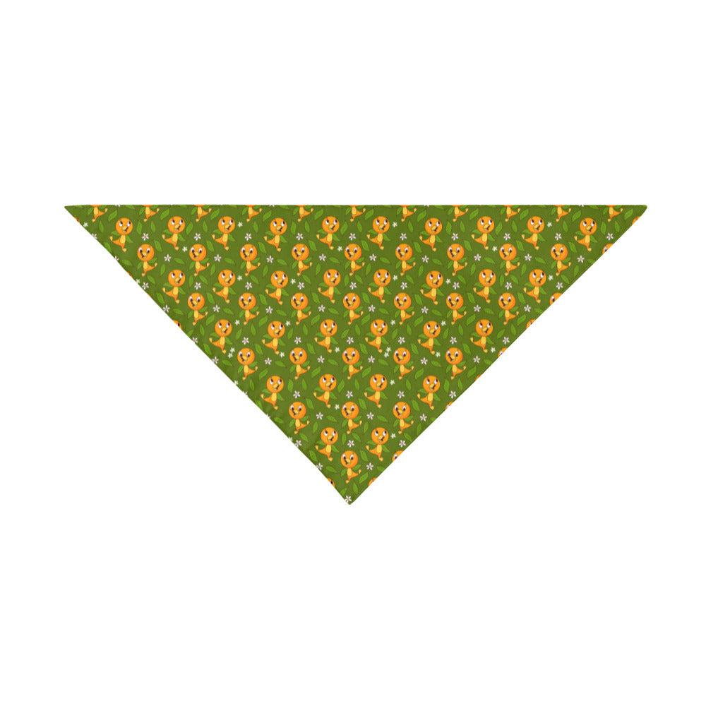 Orange Bird Pet Dog Bandana