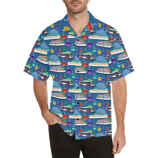 Park Transportation Hawaiian Shirt