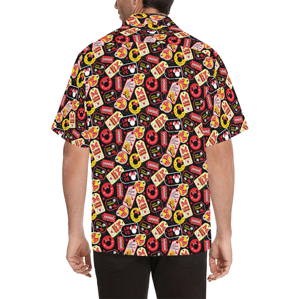 Minnie Tags Hawaiian Shirt