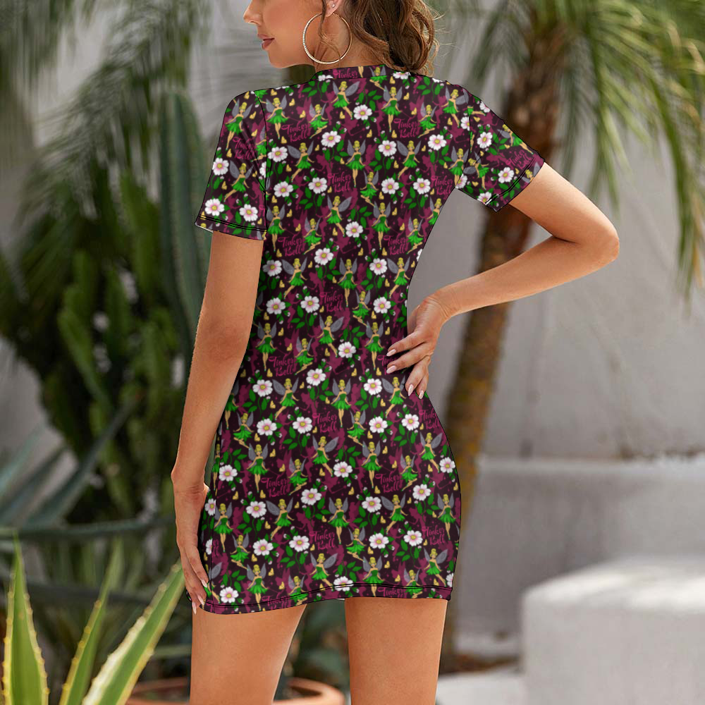 Tinker Bell Women's Summer Short Dress