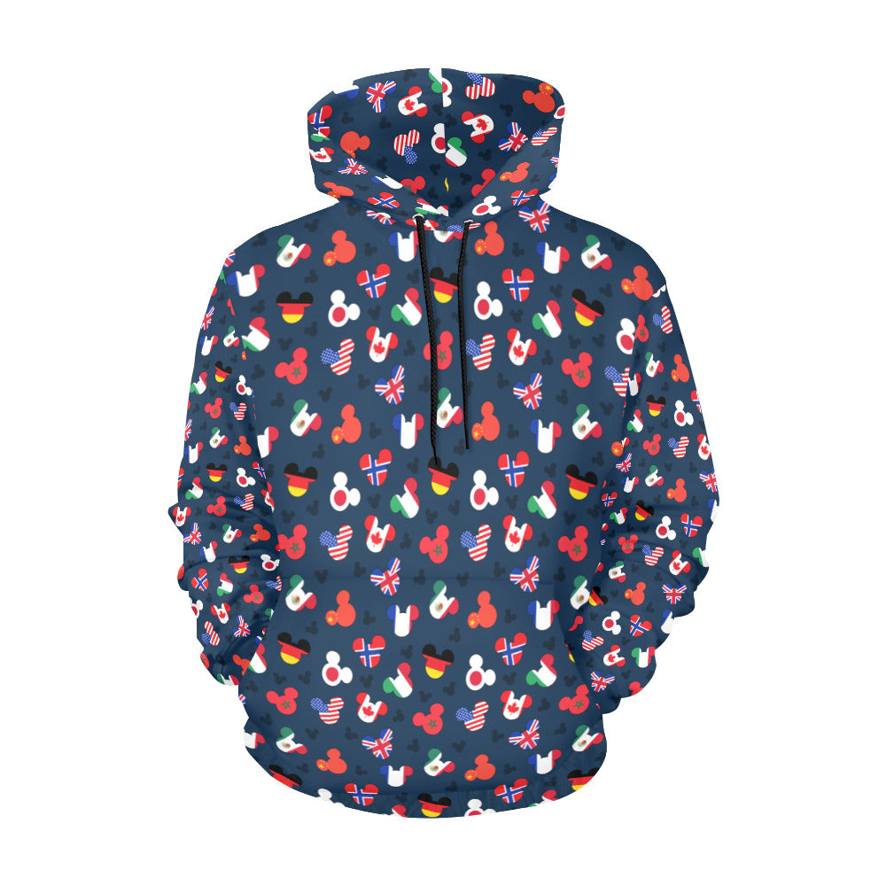 Mickey Flags Hoodie for Women