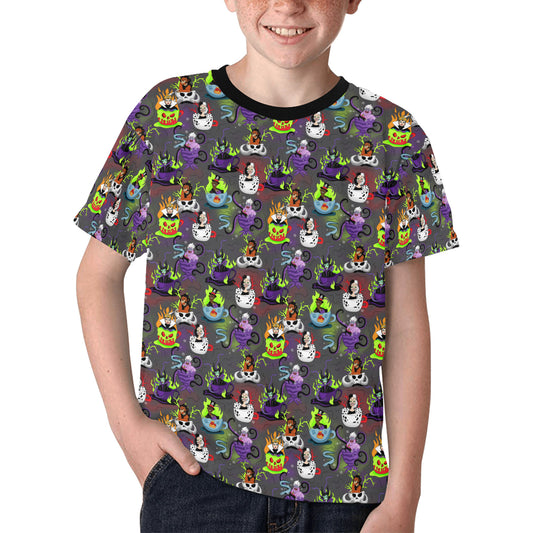 Villains Tea Cups Kids' T-shirt