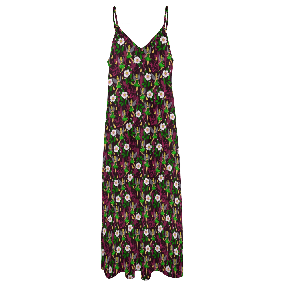 Tinker Bell Women's Summer Slip Long Dress