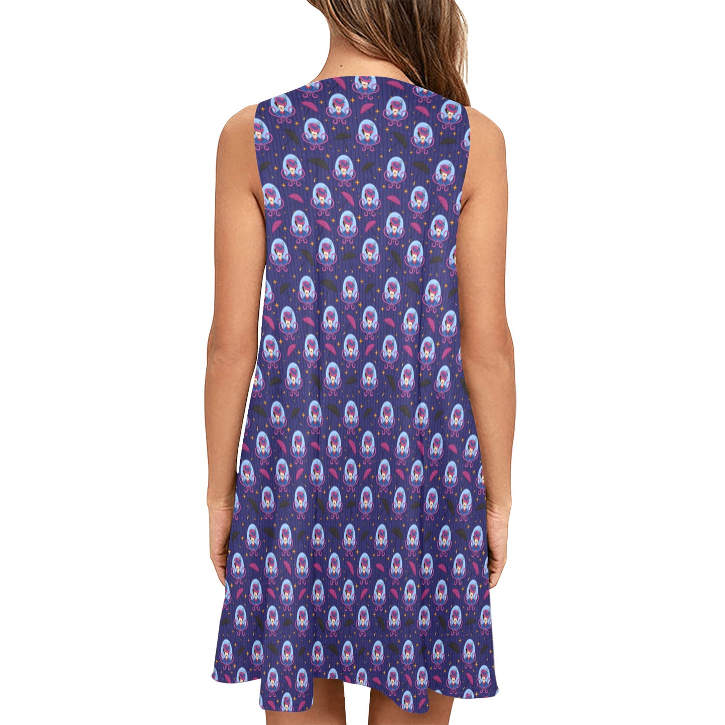 Practically Perfect Sleeveless A-Line Pocket Dress