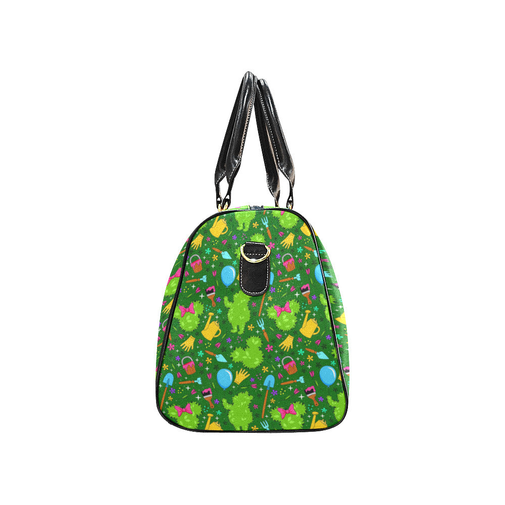 Flower And Garden Waterproof Luggage Travel Bag