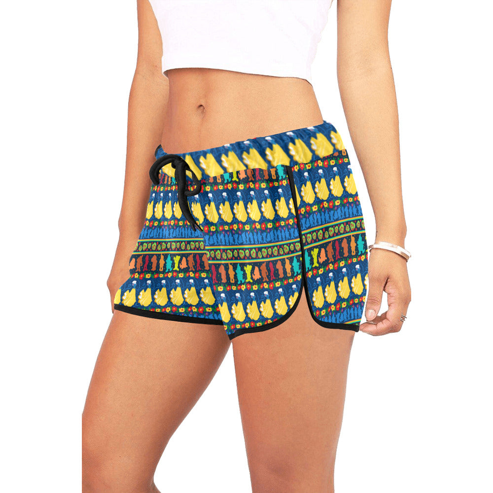 Dwarves Line Women's Relaxed Shorts