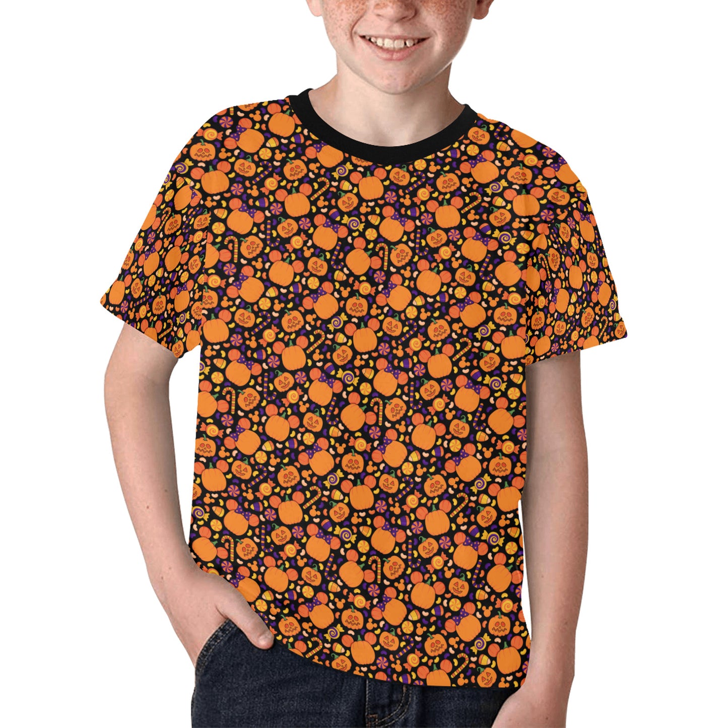 Pumpkins And Candy Kids' T-shirt