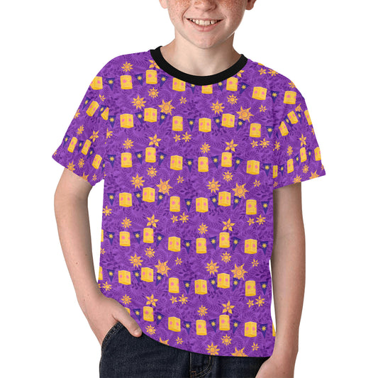 Yellow Lanterns Kids' T-shirt