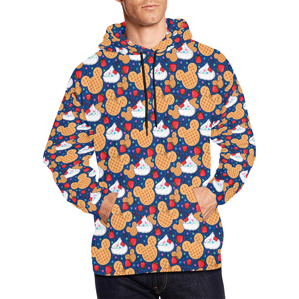 Waffles Hoodie for Men - Ambrie