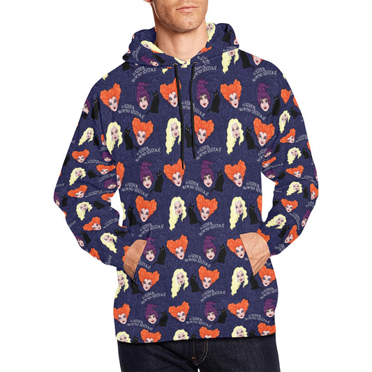 Disney Hocus Pocus Gather Round Sisters Hoodie for Men