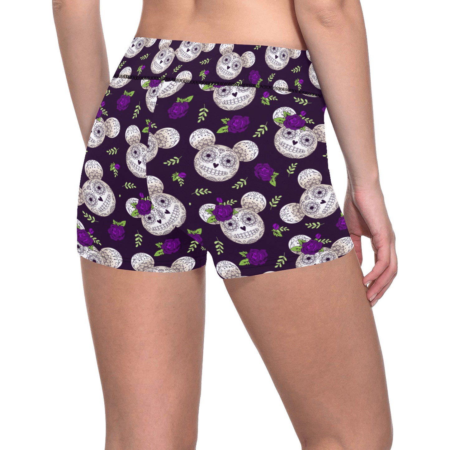 Sugar Skulls Short Leggings