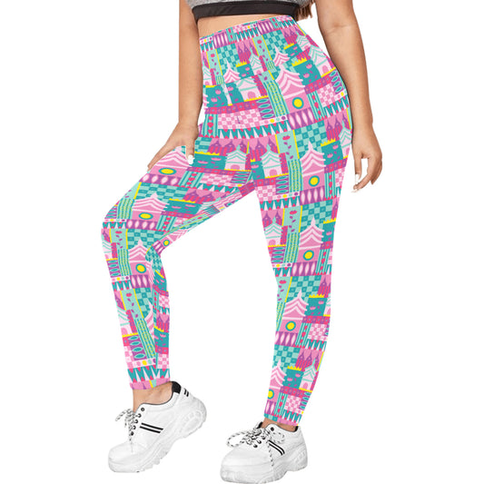 Small World Women's Plus Size Athletic Leggings