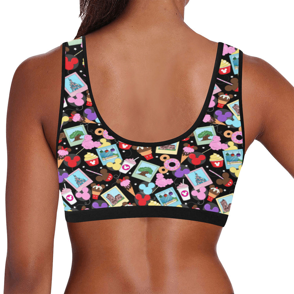 Park Polaroids Women's Athletic Sports Bra