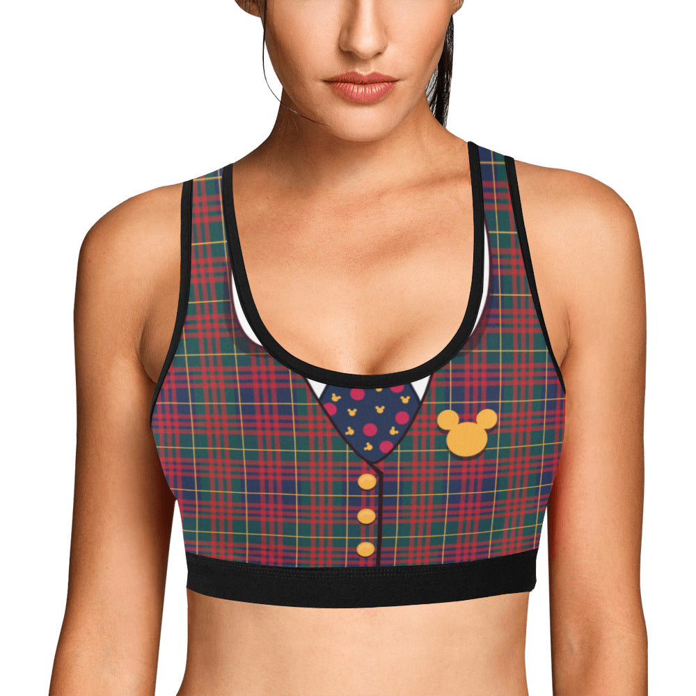 Plaid Women's Bra