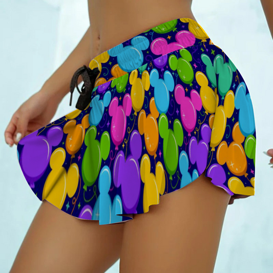 Park Balloons Athletic Skirt With Built In Shorts