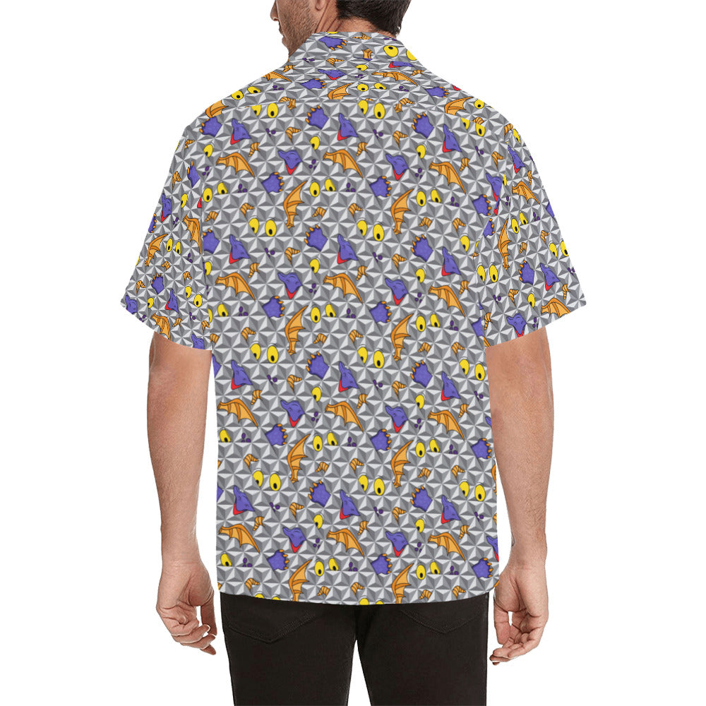 Disney Epcot Figment Dream Come True Hawaiian Shirt