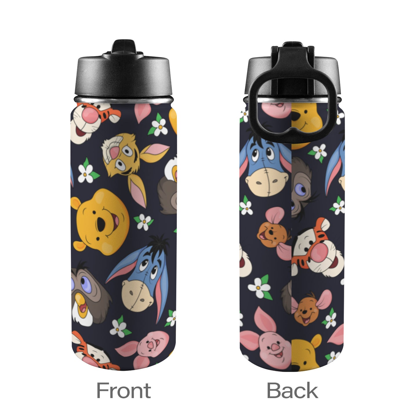 Disney Winnie The Pooh Hundred Acre Wood Friends Insulated Water Bottle