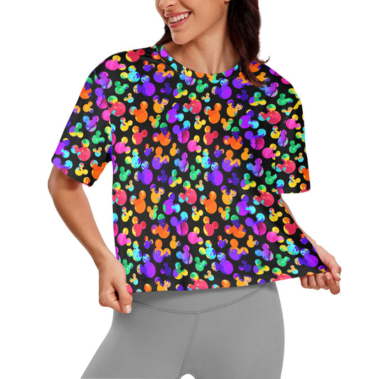 Watercolor Women's Cropped T-shirt