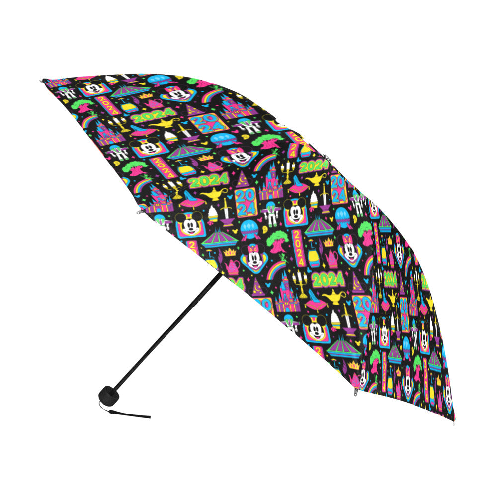 2024 Dark Anti-UV Foldable Umbrella