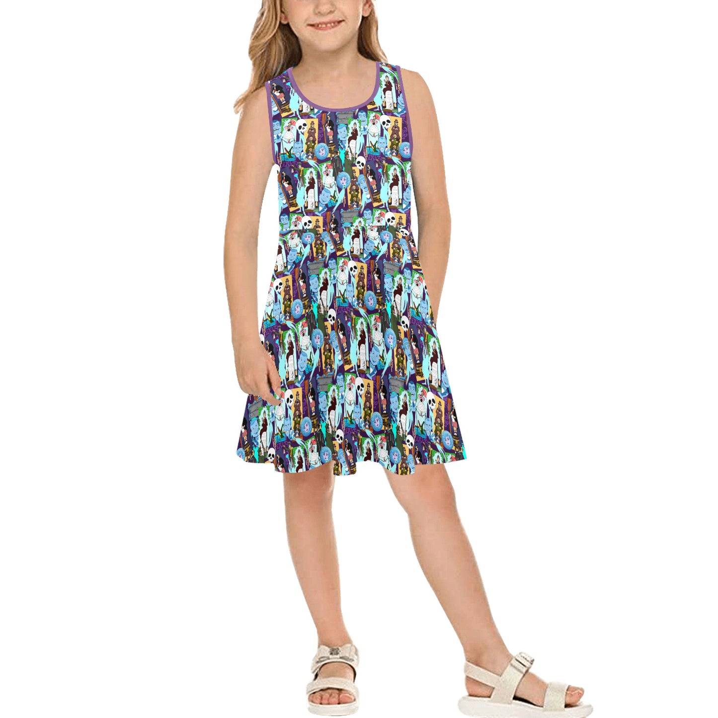 Haunted Mansion Favorites Girls' Sleeveless Sundress