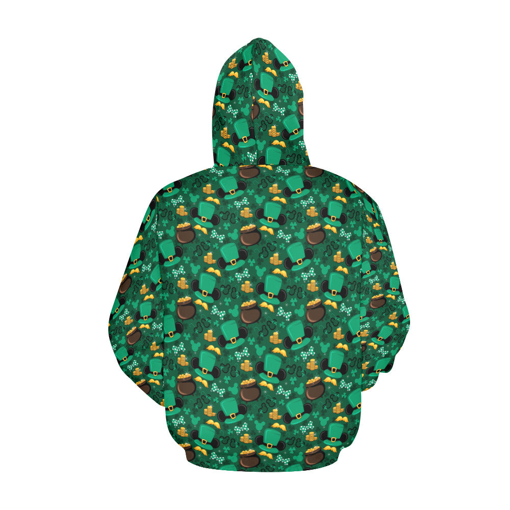 St. Patricks Day Green Hoodie for Men