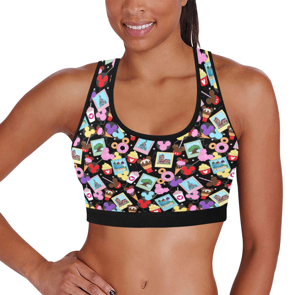 Park Polaroids Women's Athletic Sports Bra