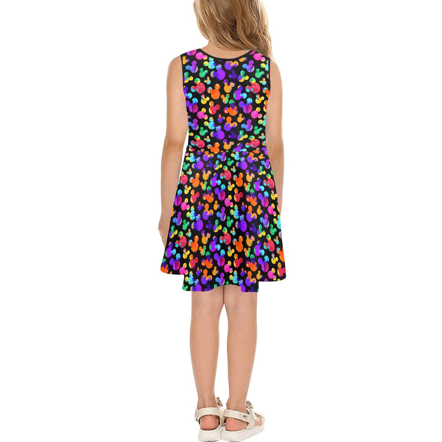 Watercolor Girls' Sleeveless Sundress